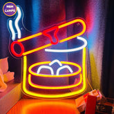 Cigar and ashtray neon sign